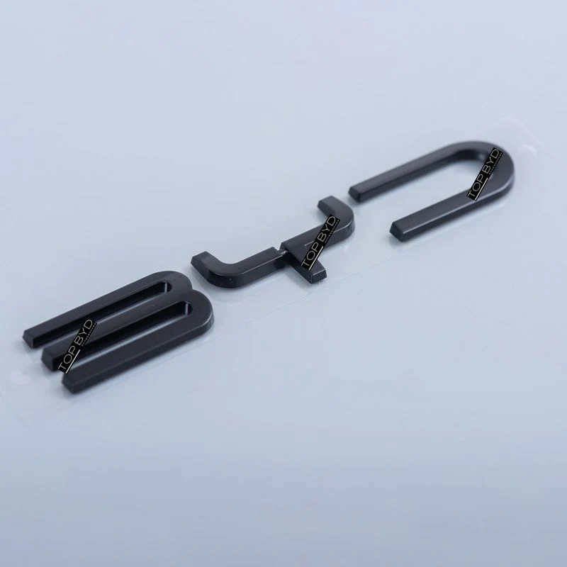 Rear Bumper Glossy Black Badges LOGO for BYD - Image 11